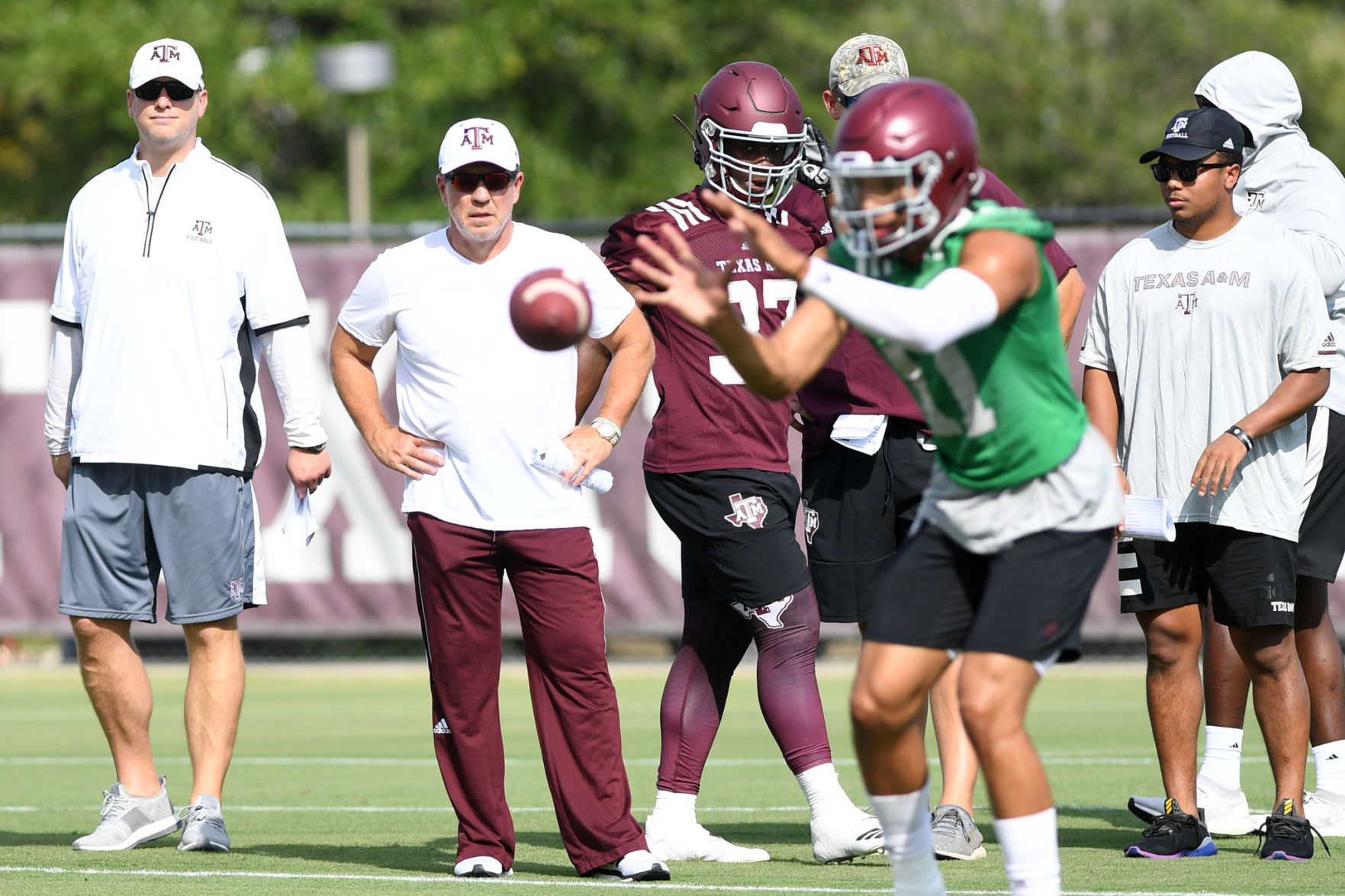 Texas A&M football practice